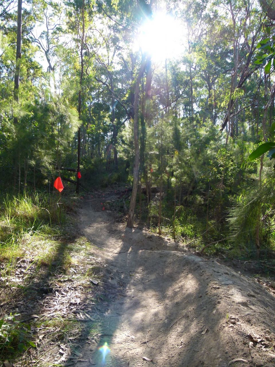 New exit from berm